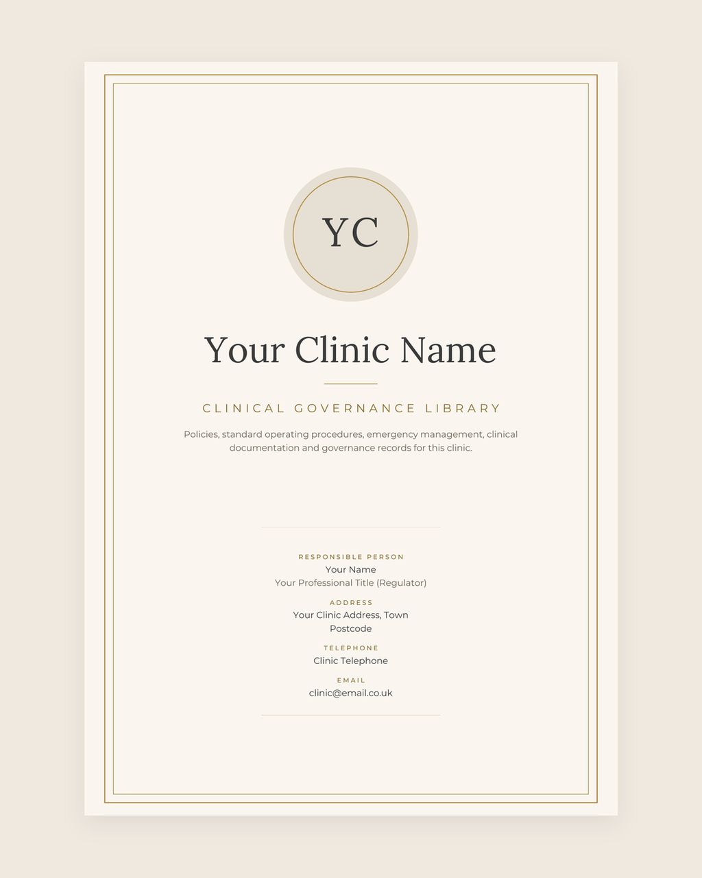 Binder Personalisation