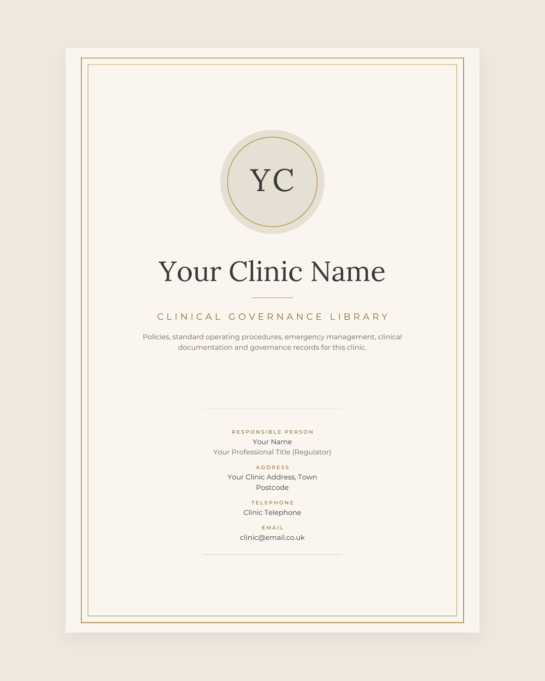 Binder Personalisation
