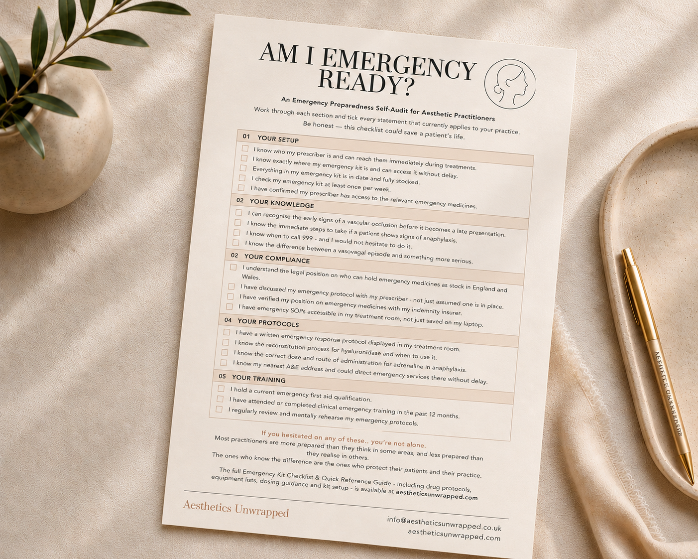Free Download: Am I Emergency Ready? Self-Audit Checklist